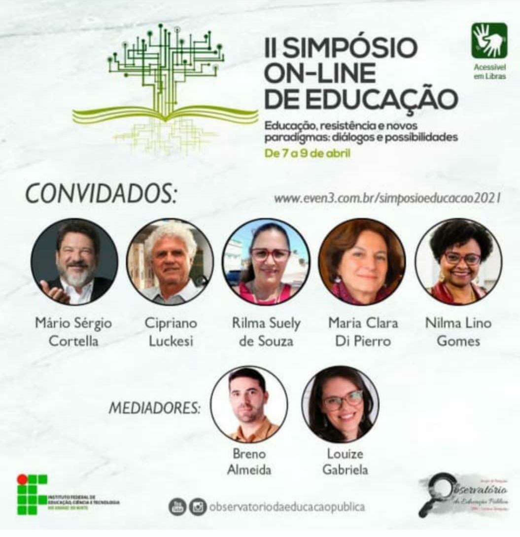 Professores de Santa Helena-PB participam de II SIMPÓSIO ON-LINE de Educação do IFRN